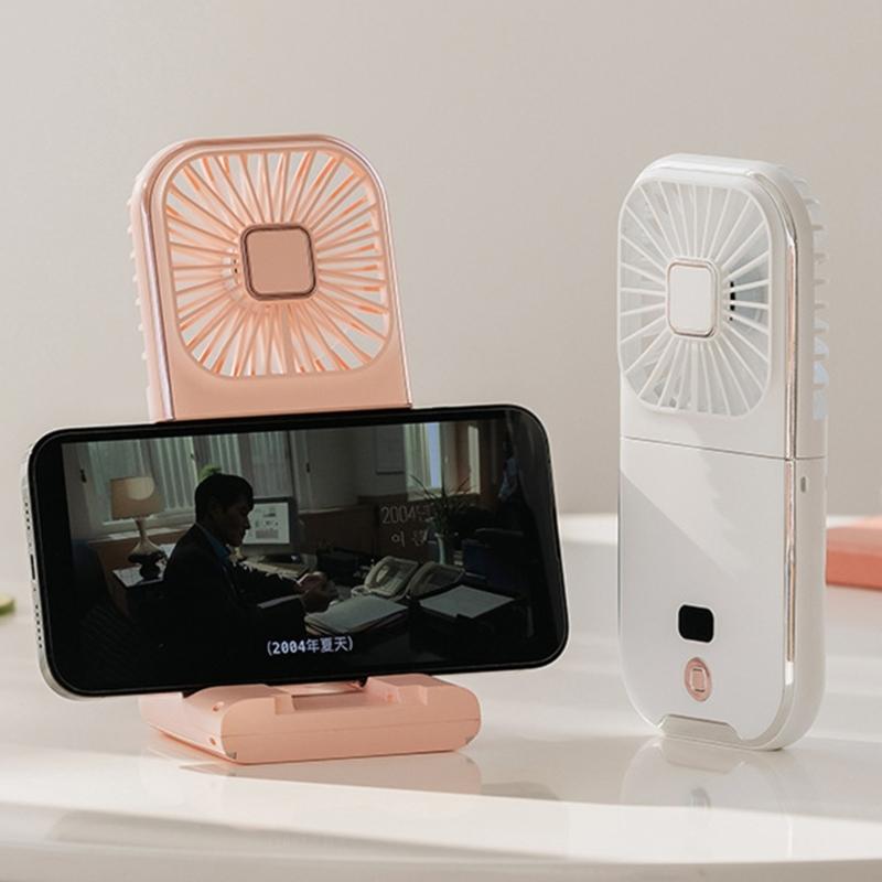 Mini Portable Hand-held Fan Charging Portable Fans Electric Fan Summer Cooling Fans Plastic Material for Outdoor Indoor