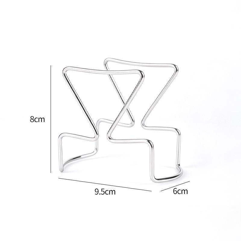 Stainless Steel Hanging Ear Coffee Drip Stand Portable Hand Brew Filter Holder Coffee Dripper Rack For Home Office Camping