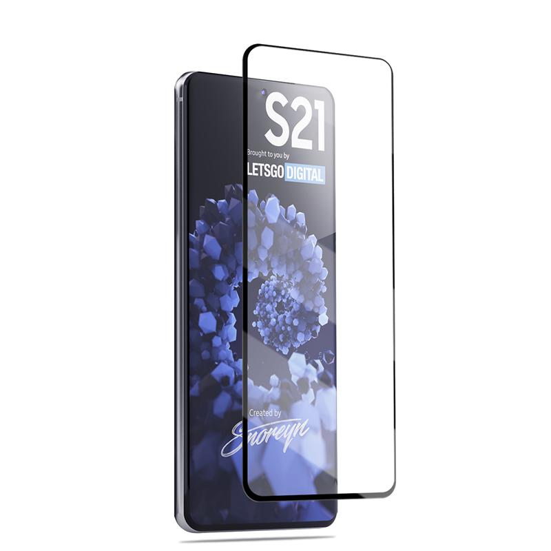 MOCOLO Silk Printing HD Tempered Glass Full Glue Full Coverage Screen Protector Film for Samsung Galaxy S21 4G/5G