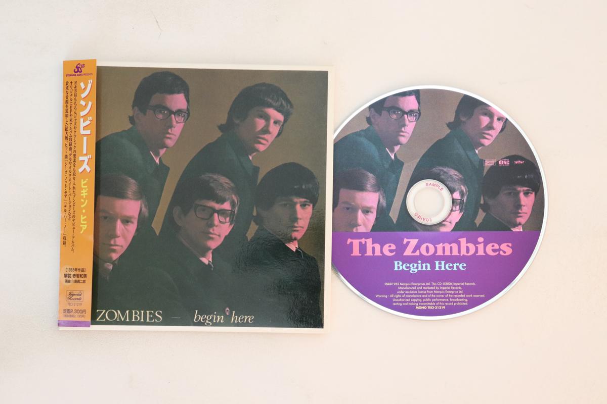 

CD ZOMBIES - Begin Here TECI21219PROMO IMPERIAL RECORD 2004 Japan Obi Rock Used