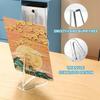 30PCS Clear Acrylic Coin Display Stand  Triangular Idol Card Picture Holder Mini Easel Rack Medal Photo Display Stand Organizer