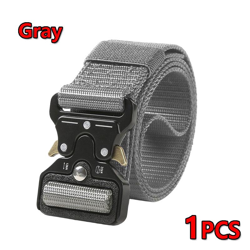 Best Men's Tactical Belt Versatile Outdoor Hunting Canvas Belt Golf Combat Survival High Quality Canvas Nylon Sport Belt for Man
