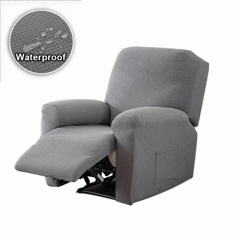 Waterproof Recliner Sofa Cover For Living Room Jacquard Sofa Slipcover Non Slip Armchair Cover Office Home Decor Couch Cover