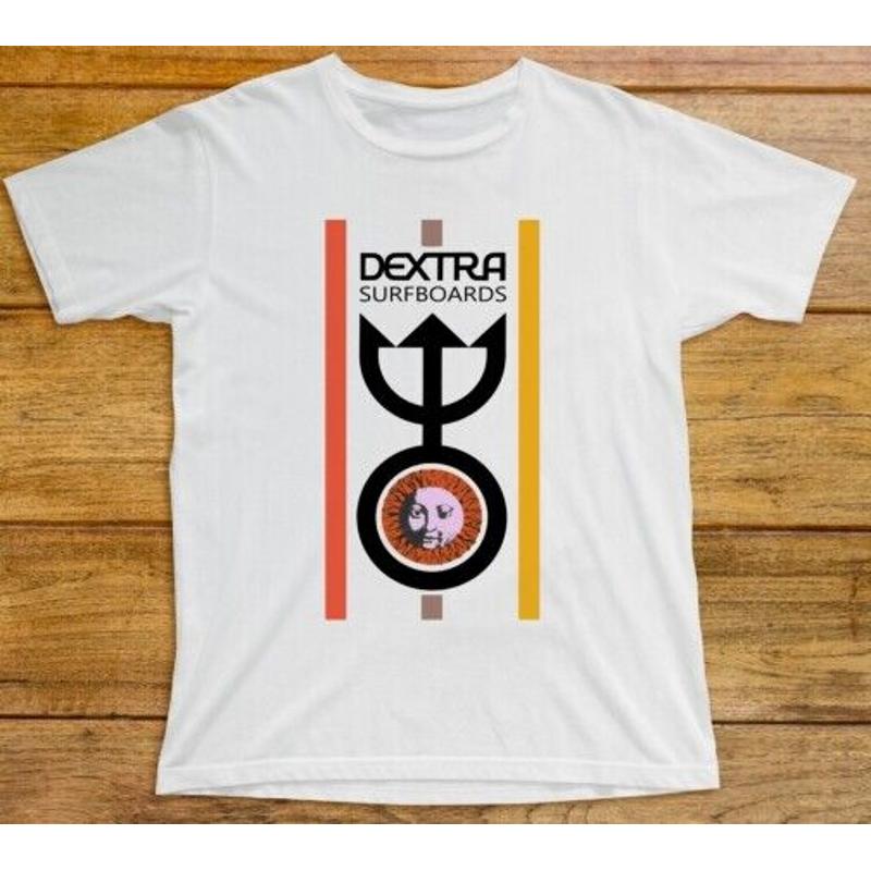 

Футболка Dextra Surfboards 783 Ретро 60-е Серфинг Волны Риф Лонгборд Калифорния S разноцветный