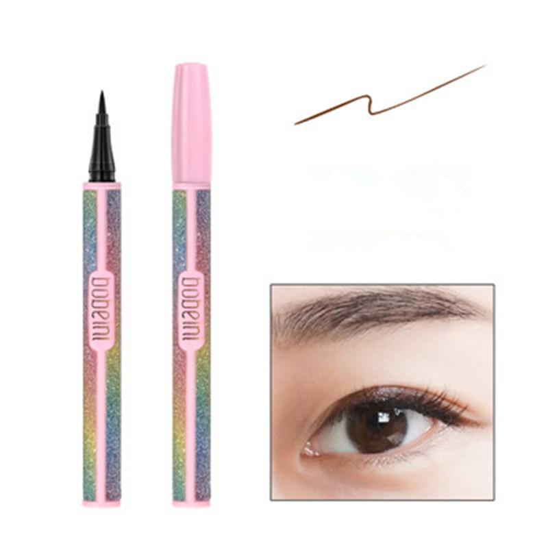 

Подводка для глаз цвета звездного неба, жидкая женская, чрезвычайно тонкая, водостойкая, против пота, сухая, не вызывает головокружения, стойкая, для начинающих, студентов