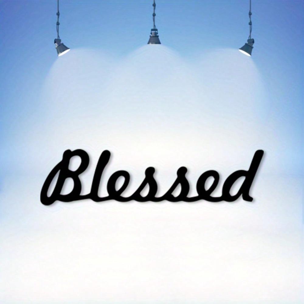 Vintage Svaté Kovové Nástěnné Umění Železná Dekorace Odolná Vůči Počasí Inspirativní Dárek