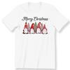 Christmas Cute Gnomes Mens Ladies Kids T Shirt Merry