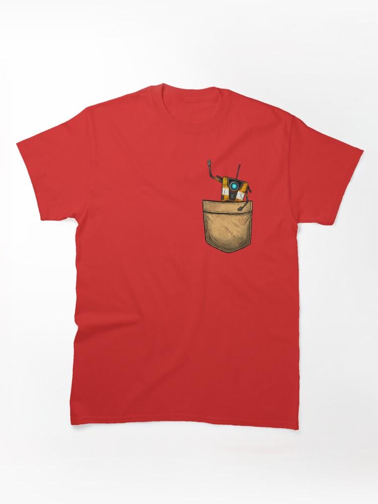 Pocket Claptrap - Borderlands Classic T-Shirt