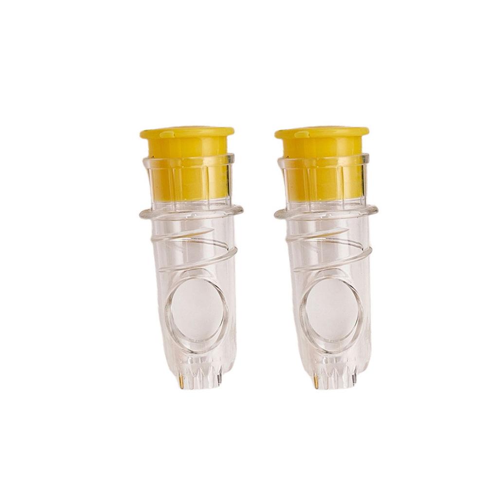 2pcs Lemon Squeezer Juice Extraction Household For Cocktails Screw Top Lemon Squeezer Manual Small Lemon Juicer Maker Tools жёлтый