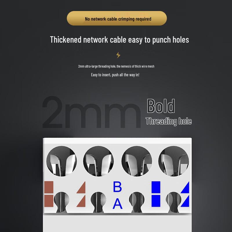 WANJEED RJ45 Tool-Free Network Connectors