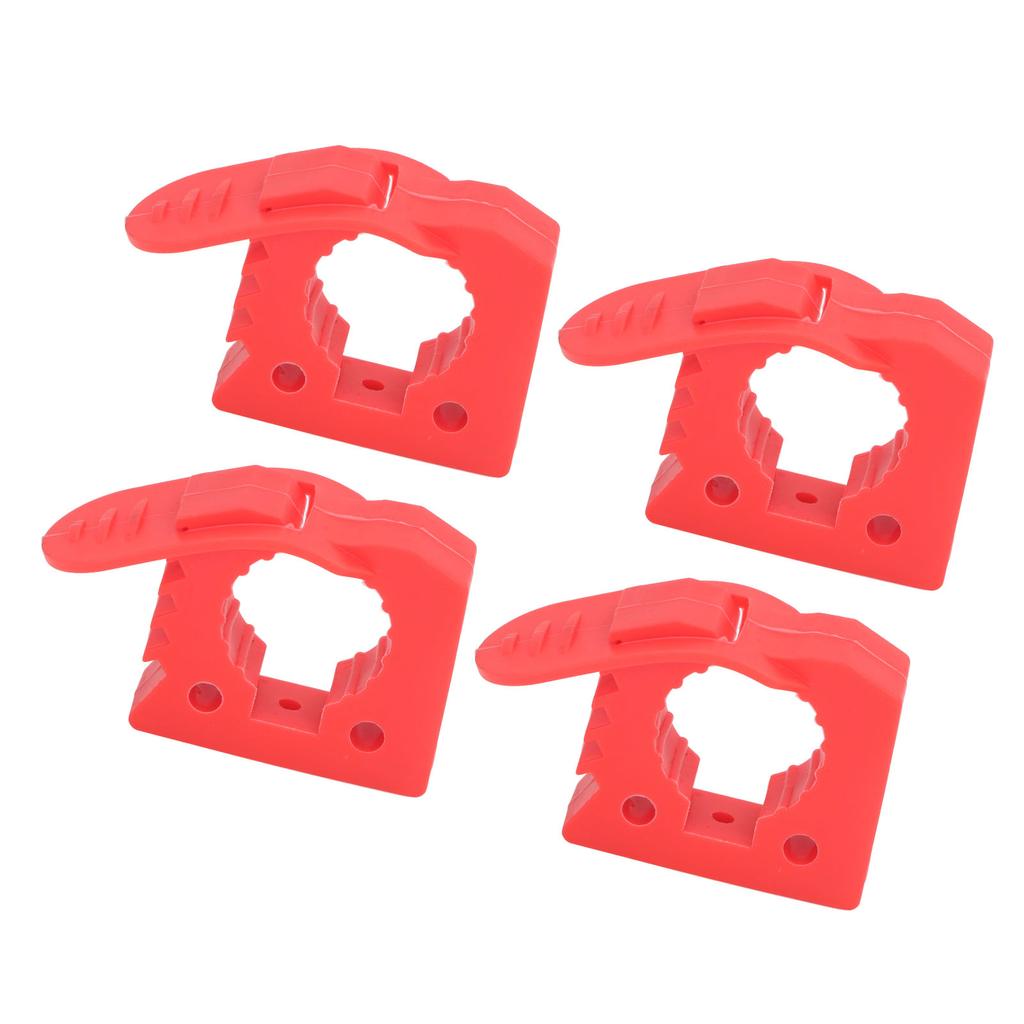4PCS Shovel Holder Mount Rubber 5 Gears Adjustable Shovel Wall Mount Holder Clamp for Outdoor