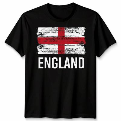 Unisex St. Georgs-Tag England Flagge T-Shirt Designs UK03/04