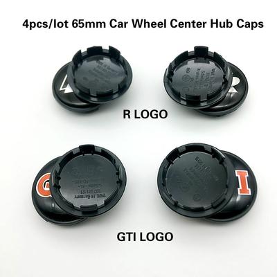 4ks/šarže 65mm Krytky středového náboje kol auta Kryt pro Go/lf Ve/nto Polo Lu/po Bo/ra Beetle