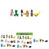 Minecraft Theme 16pcs Building Blocks Set For Cake Decoration And Diy Figures Kit