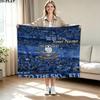 1PC Sheffield Wednesday Football Club Custom Name Patterned Flannel Blanket Suitable For All Seasons for Home Decor Warmth and Comfort Gifts Holiday P