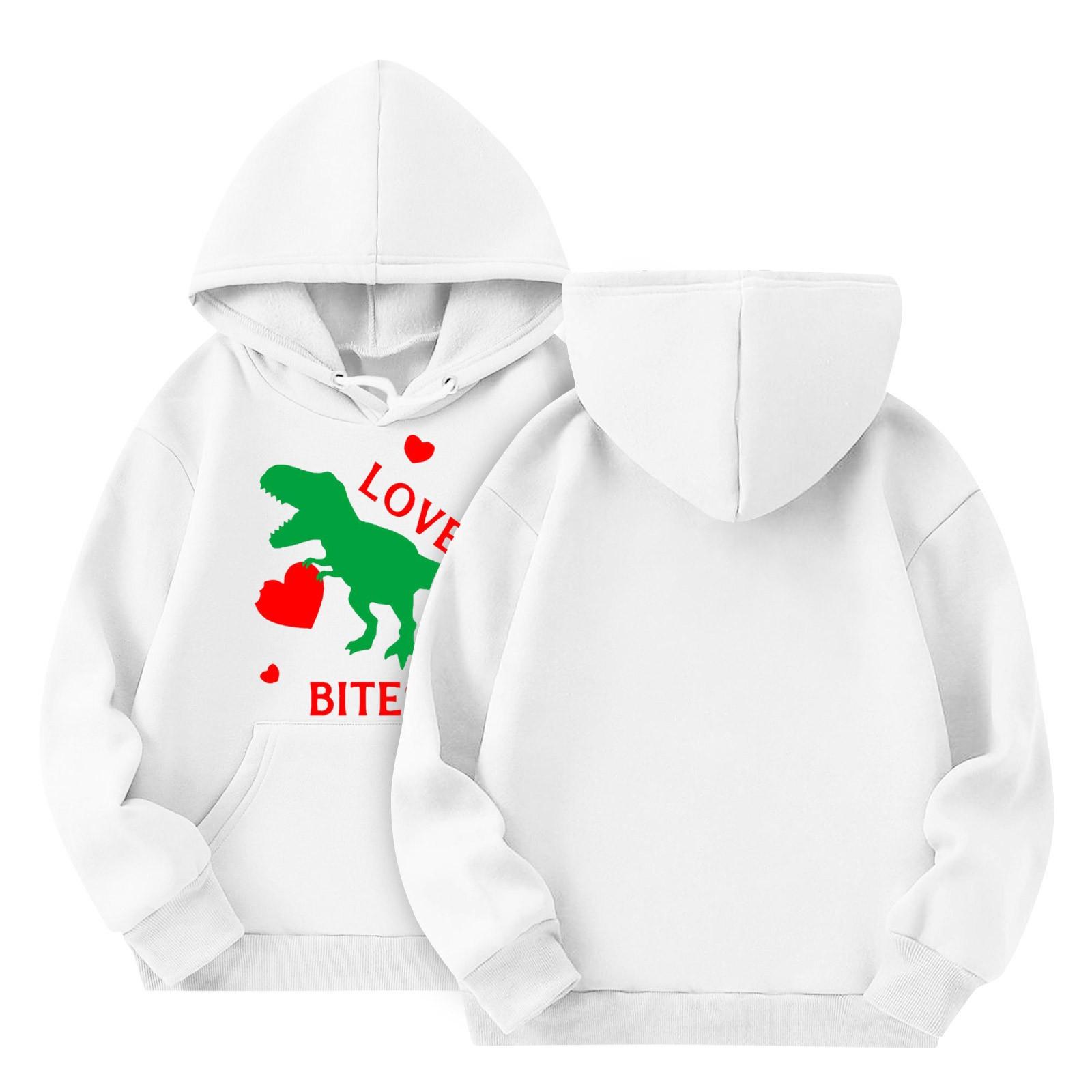 

Толстовки для девочек-подростков, толстовки с длинным рукавом, пуловер с завязками, симпатичная толстовка большого размера 160 белый