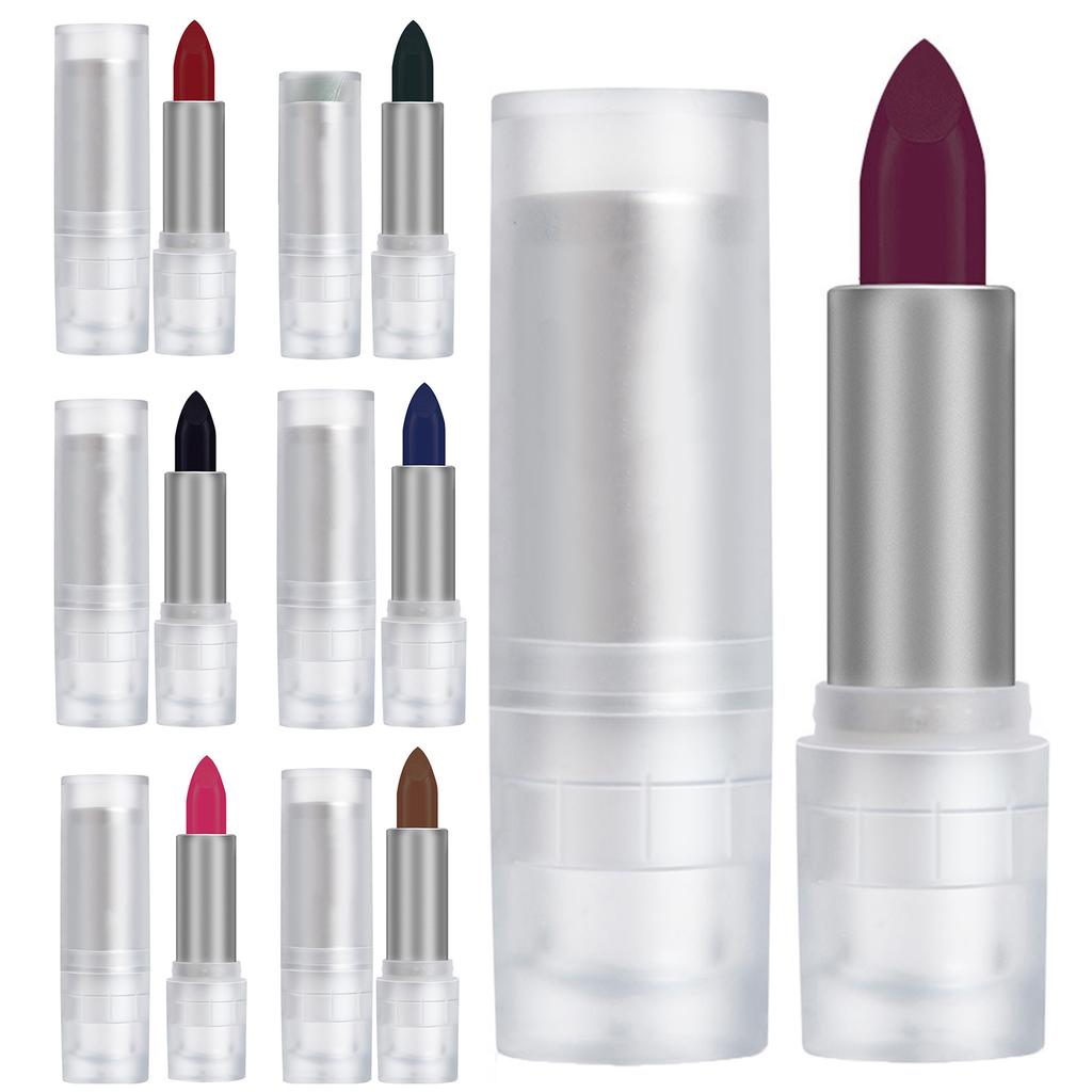 Gothic Matte Lipstick for Women Vampire Makeup Set Long Lasting Waterproof Lip Color Perfect for Halloween Cosplay Festival Party