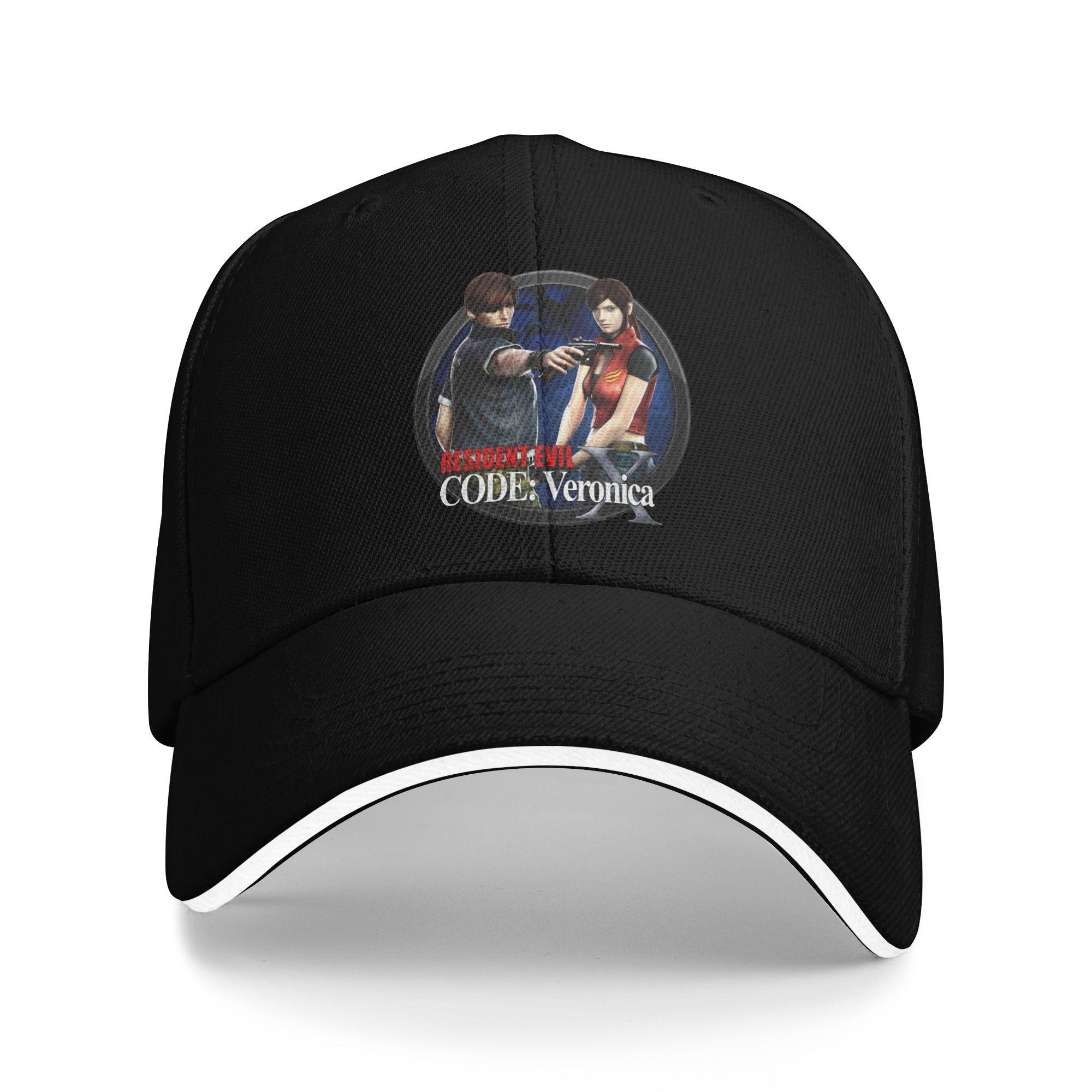 

Summer Casual Baseball Cap Residents Evils CODE Veronica Kpop Rock Trucker Hat For Couple Women Sun Fashion Baseball Caps As Picture чёрный