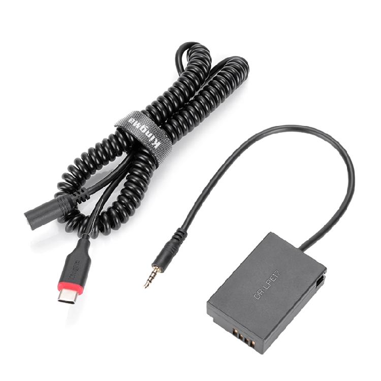 LP-E17 Replacement Dummy Battery Power Supply Adapter for DC Coupler Charger Kit 1