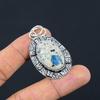925 Sterling Silver Oval K2 Jasper Gemstone Birthday Bezel Artisan New Pendant