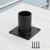 Outdoor PostMounted Fixture Base Adapter Heavy Duty Pier Mounting with Hardware