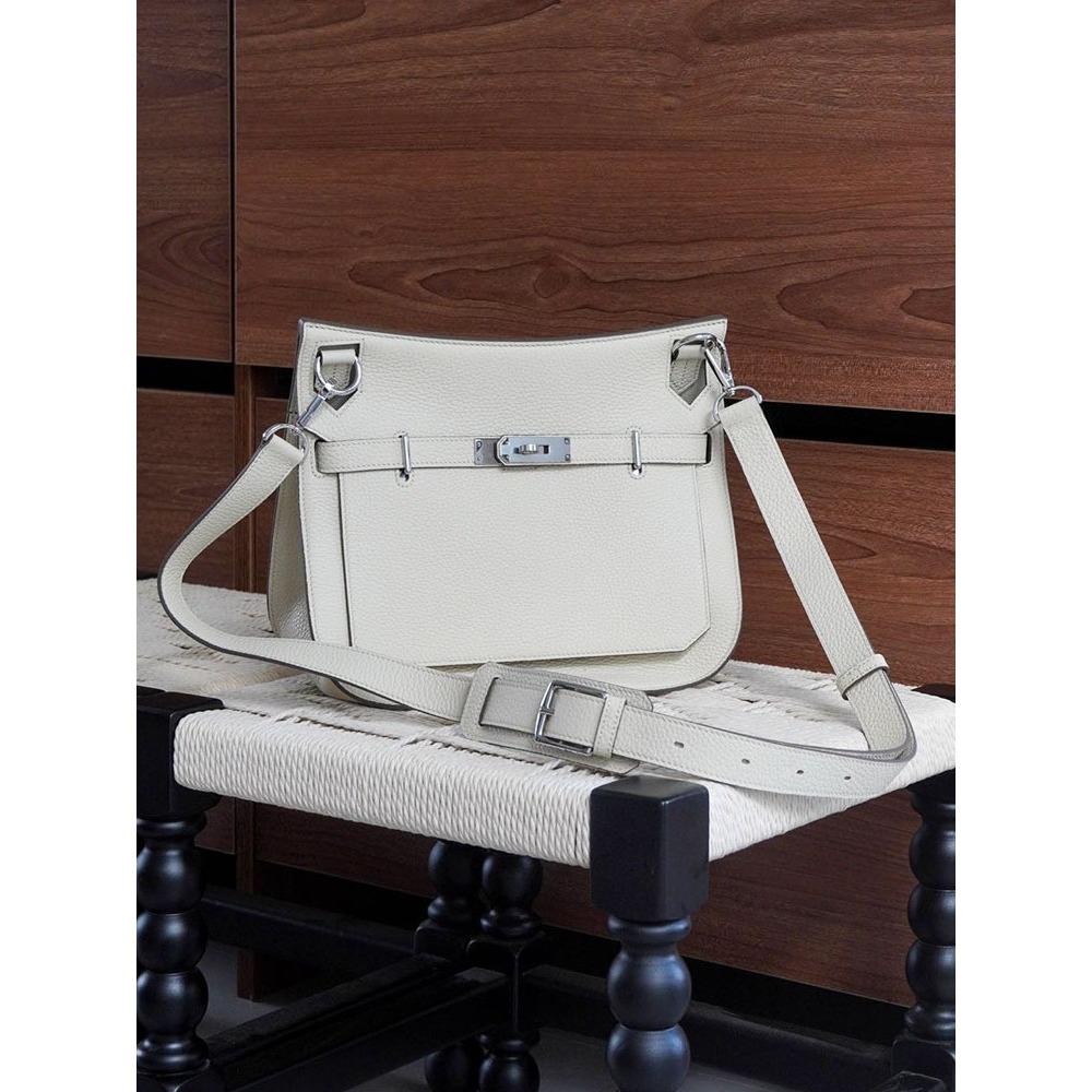 High End Half Wax Thread Layer TC Cowhide Gypsy Bag 28cm Bag Women's Single Shoulder Crossbody Bag