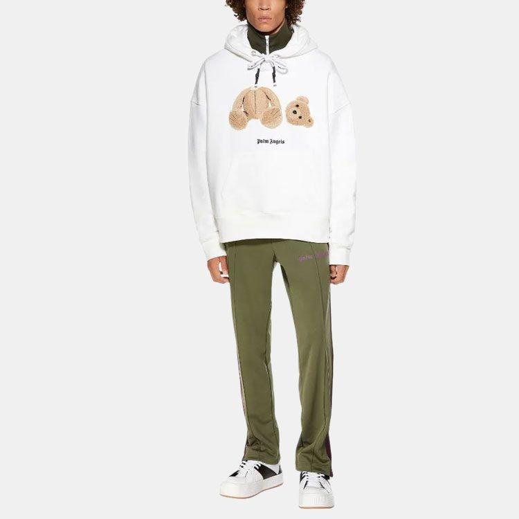 Palm Angels Embroidery Bear Hoodie Men's PMBB058R21FLE0010160