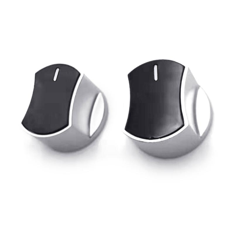 Gas Stove Rotary Switch Top for Burner Control Dial Knob Oven Knob Cooktop Metal Knob Replacement Easy to Install Durabl