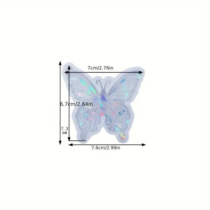 

1Pcs Butterfly Silicone Pendants Keychain,Hanging Ornaments for DlY Necklaces,Bracelets,Home&CarDecors,Festive Gift Favors