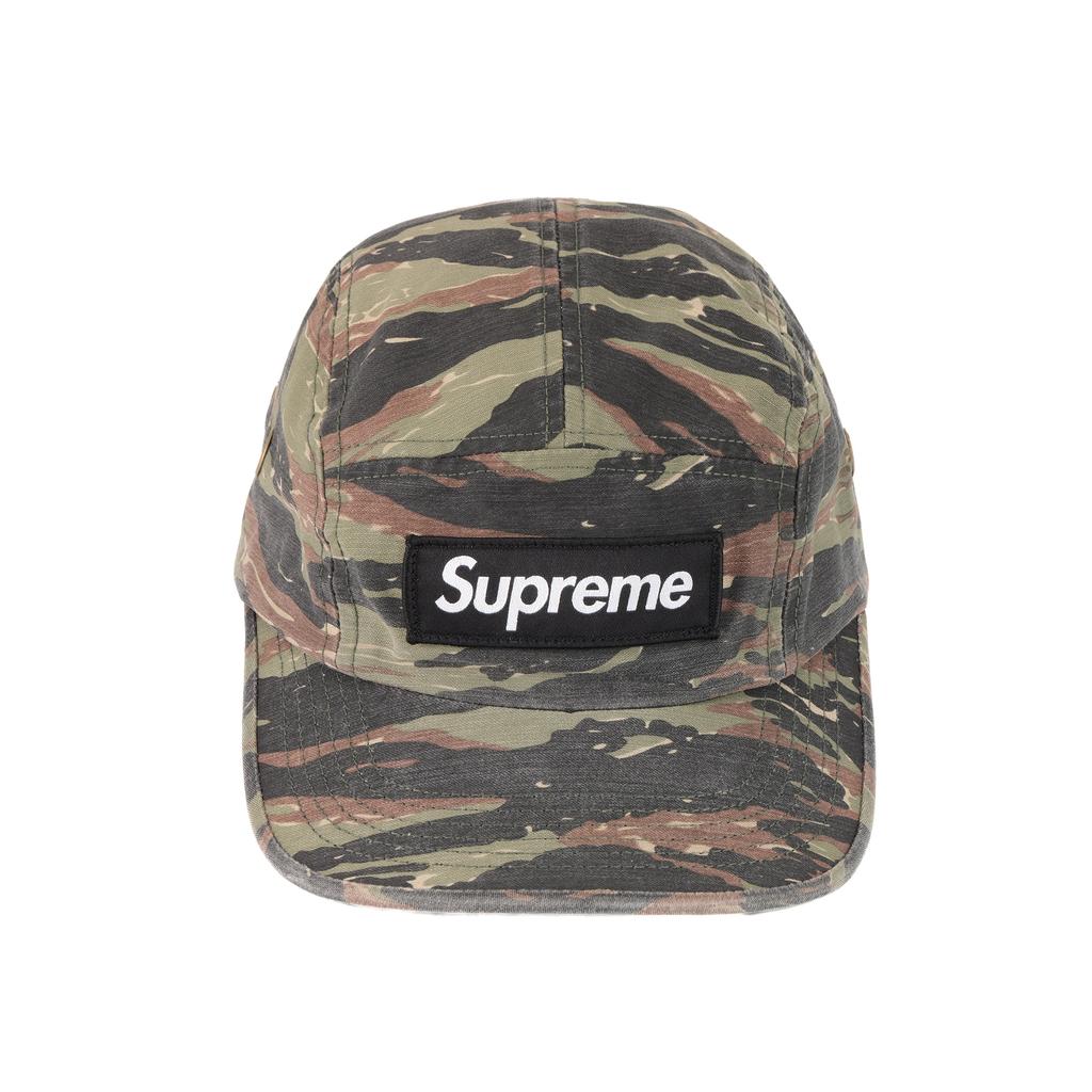 Supreme Military Camp Hat SS24 'Olive Tiger Camo' Unisex SUP-SS24-2501