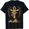 Oud Egypte Piramide Ankh Egyptisch Oog van Horus T-shirt