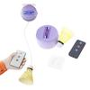 Badminton Einzeltraining-Sets Badminton Rebounder Trainer Übungswerkzeug Fernbedienung Badminton Trainer Einfach zu bedienen