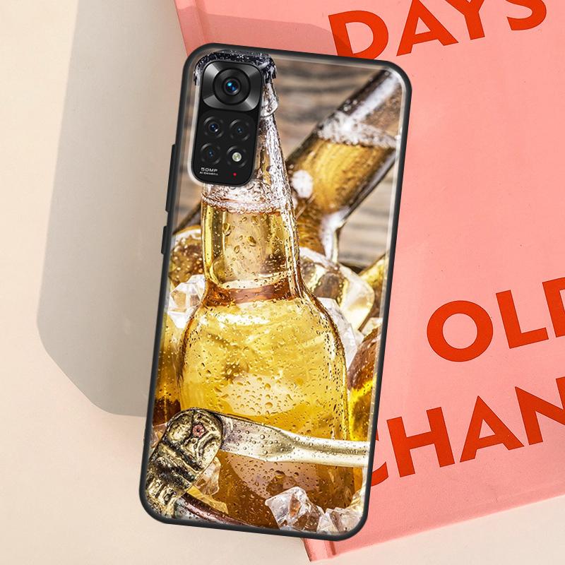 Beer Case For Xiaomi Redmi Note 12 Pro Note 8 9 10 11 Pro 9S 10S 11S 12S Redmi 9C 10A 10C 12C