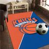 Knicks Logo Teppich Büro Teppich Rutschfeste Matte, Stuhlmatte Bodenbelag für Gaming, Schlafzimmer, Wohnzimmer, Heimdeko Weihnachtsgeschenk