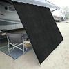 Extra-Large Black Sunshade Net With Grommets - Hdpe Mesh Fabric For Greenhouses, Patios, Plants, Gazebos & Porches
