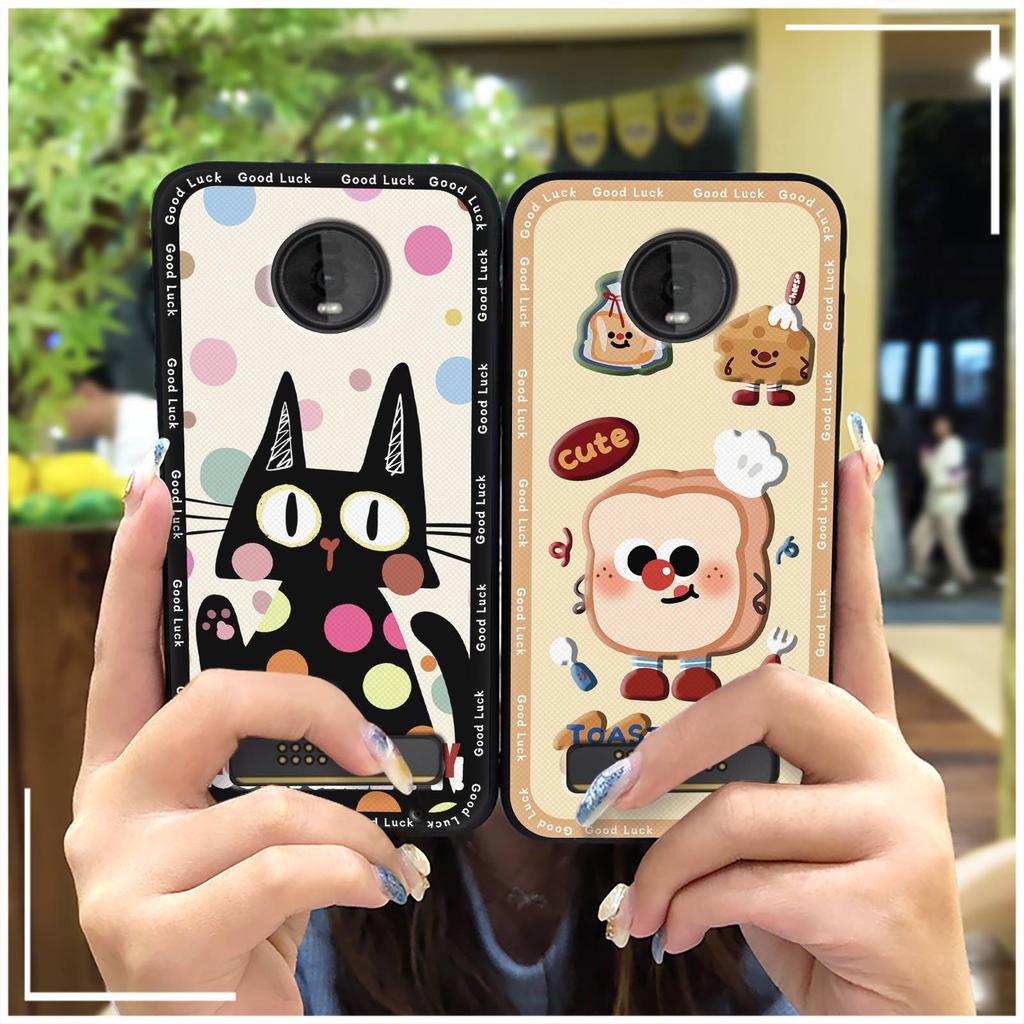Durable Protective Phone Case For MOTO Z4 Play Graffiti Phone Pouch Cartoon Anti-knock TPU Waterproof Cute Soft Case