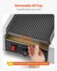 Commercial Panini Press Grill Sandwich Maker Griddle Plate 22x23 cm