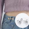 Alloy Tighten Waist Button Detachable Beautiful Heart Jeans Button Adjuster No Sewing Required Pants Waist Buckle