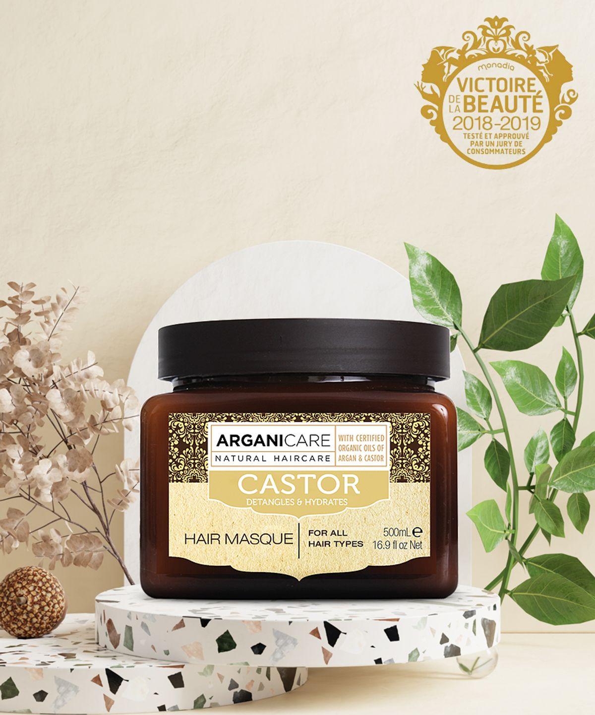 Castor & Argan Oil Hair Strengthening Hair Mask Treatment 500ml