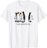 Unisex Shirt Cotton Oversize Large Size I Just Gotta Be Me Penguin Quote Spheniscidae Penguin Unisex White T-Shirt
