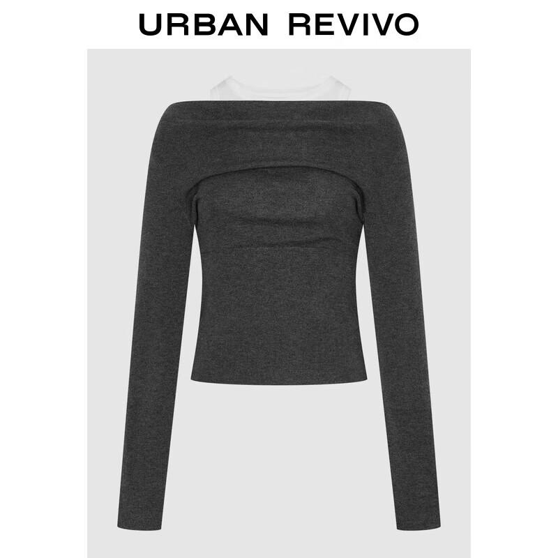 

Женский трикотажный топ с плиссировкой в стиле колор-блок XL