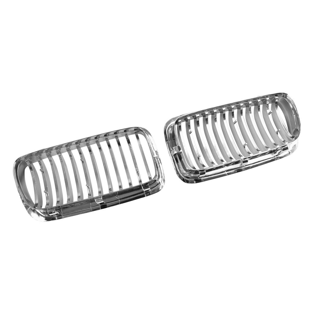 2 STÜCKE Chrom Front Nieren Grill Gitter Passend für BMW 7er E38 1994-2001