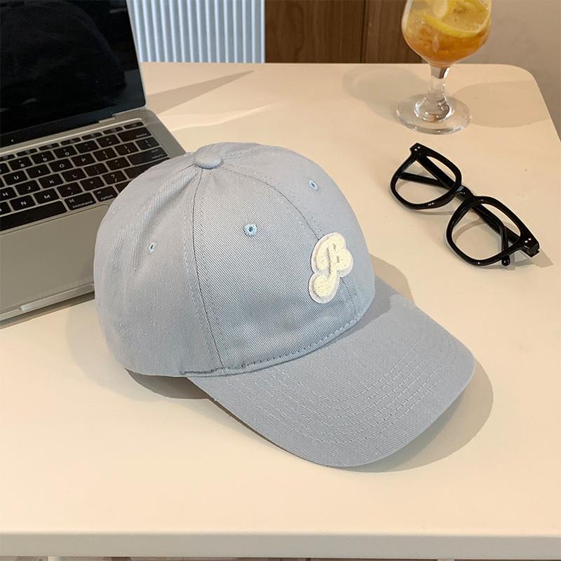 Trendy Unisex Soft Yellow Letter Embroidered Baseball Hat For Casual Spring Looks