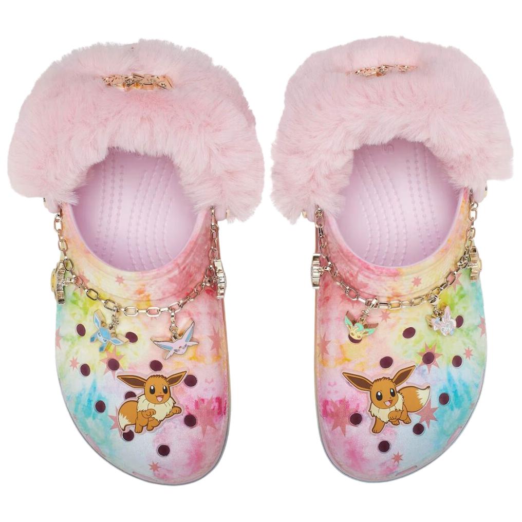 Crocs Pokémon x Classic Platform Clog Eevee Dames Sneakers Rosa Flerfarget 211429-90H