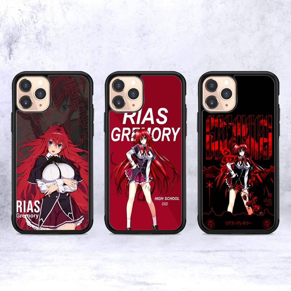 DXD Rias Gremory Mobile Cell PC+TPU Phone Case For iPhone 17 16 15 14 PRO MAX 11 12 13 PLUS MINI Cover