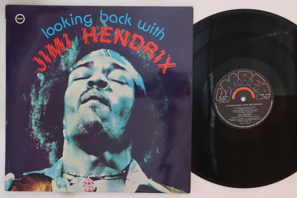 

LP Record JIMI HENDRIX Looking Back With Jimi Hendrix EMB3428 EMBER 1974 UK Rock Used