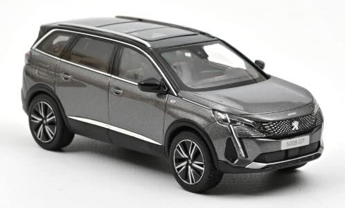 NOREV Peugeot 5008 GT 2021 (Metallic Gray) 1/43 Scale Diecast Model Car