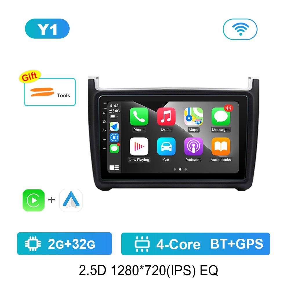 

Android Car Radio Multimedia Video Player for VW Volkswagen POLO 5 sedan 2008 2009 - 2020 Bluetooth 4G WiFi GPS Navigation