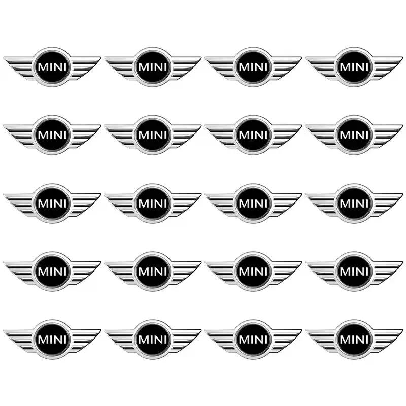 Car Key Emblem Stickers Auto Control Key Logo Accessories For BMW MINI WORKS One Cooper JCW R60 R59 R57 R58 R56 R55 F55 F56