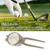 Pokumil Golf Fork Green Fork One-Touch Magnetic Type Compact Lightweight